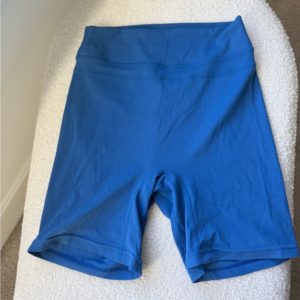 Women's Blue Bike Shorts